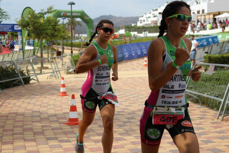 Saltoki Trikideak se mantiene en la élite del triatlón nacional